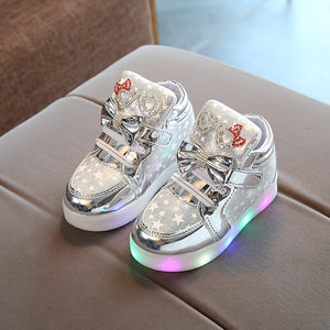 Breathable Flashing Light Luminous Casual Boys & Girls Shoes