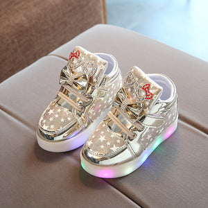 Breathable Flashing Light Luminous Casual Boys & Girls Shoes