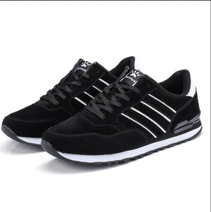 Mens Outdoor Casual Sport Shoes Lightweight Comfortable Leather Walking Running Sneakers