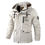 Men Casual Jacket Autumn And Winter Hooded Jacket