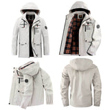 Men Casual Jacket Autumn And Winter Hooded Jacket