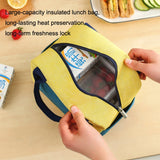 Match Color Cationic Lunch Box Handbag Aluminum Foil Thickened Waterproof Lunch Bag