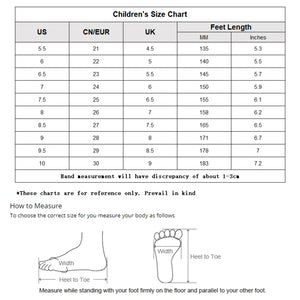 Cartoon Children Shoes Colorful Diamonds With LED Light Light-Up Baby Footwear