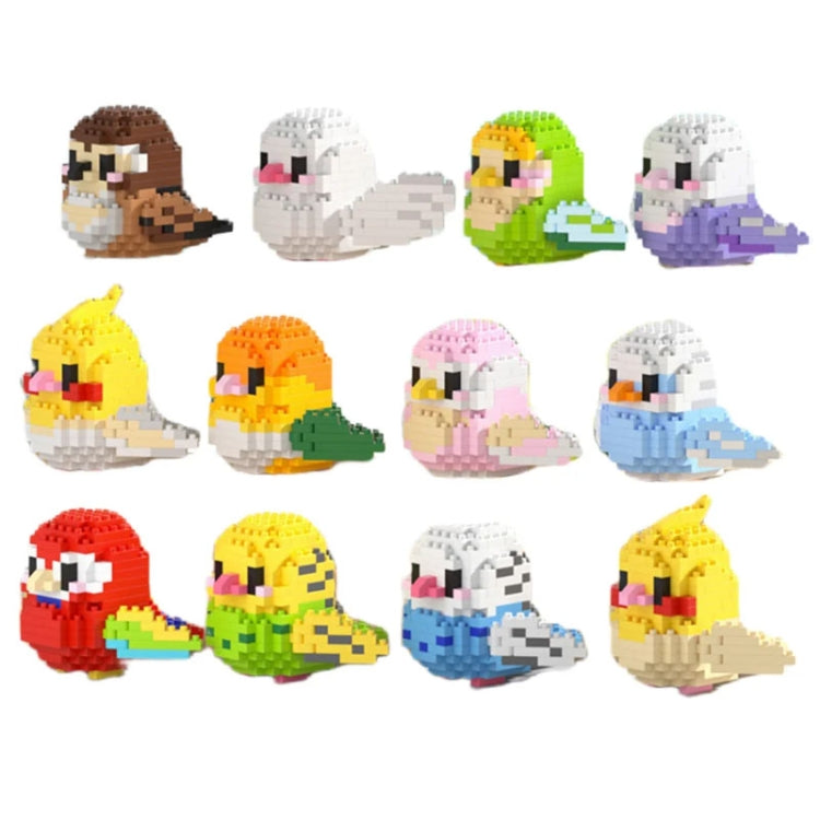 Children Educational Assembly Bird Model Building Blocks Toys