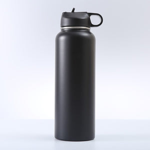 304 Stainless Steel Double Layer Vacuum With Handle Sports Kettle Outdoor Portable Thermal Mug