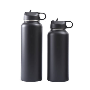 304 Stainless Steel Double Layer Vacuum With Handle Sports Kettle Outdoor Portable Thermal Mug