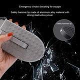 Car Hook Door Foldable Foot Pedal with Safety Hammer