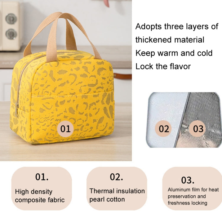 Ink Pattern Insulated Lunch Bag Lunch Box Bag Outdoor Travel Ice Pack Picnic Bag