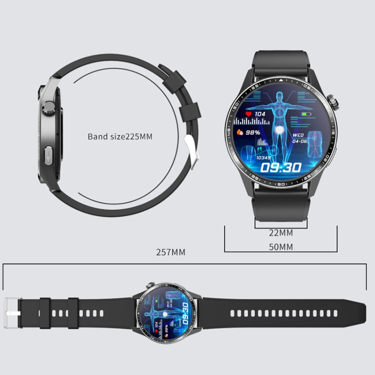 F400  1.55 Inch Screen Smart Watch Support ECG/ Blood Oxygen / Blood Sugar / 150+ Sports Mode