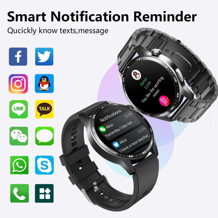 F400  1.55 Inch Screen Smart Watch Support ECG/ Blood Oxygen / Blood Sugar / 150+ Sports Mode