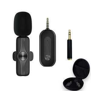 Elebest 3.5mm Wireless Lavalier Microphone Mini Clip-On Mic