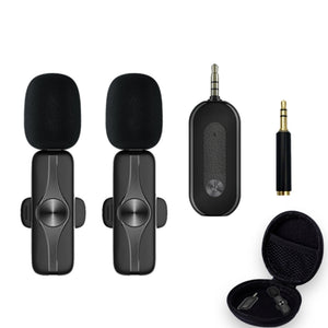 Elebest 3.5mm Wireless Lavalier Microphone Mini Clip-On Mic