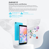 P80T, Android 12, Allwinner A33 Quad Core, Support Dual WiFi & Bluetooth & TF Card, Global Version Support Google Play