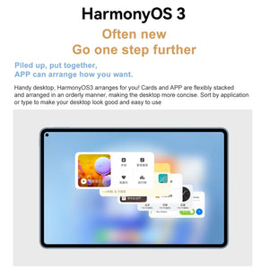 HarmonyOS 3 Qualcomm Snapdragon 888 Octa Core, Support Dual WiFi / BT / GPS, Not Support Google Play