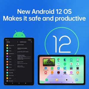 Android 12 UNISOC T618 Octa Core 2.0GHz, Support GPS & BT & Dual Band WiFi & Dual SIM, iPlay 50 6GB+128GB
