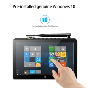 Windows 10 Intel Celeron J4125 Quad Core up to 2.7GHz, Support WiFi & BT & TF Card & HDMI & RJ45, H10PRO 8GB+128GB+512GB