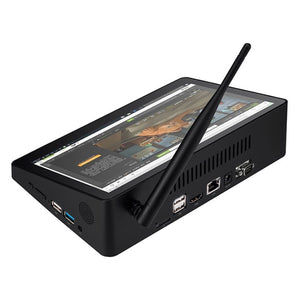 Windows 10 Intel Celeron J4125 Quad Core up to 2.7GHz, Support WiFi & BT & TF Card & HDMI & RJ45