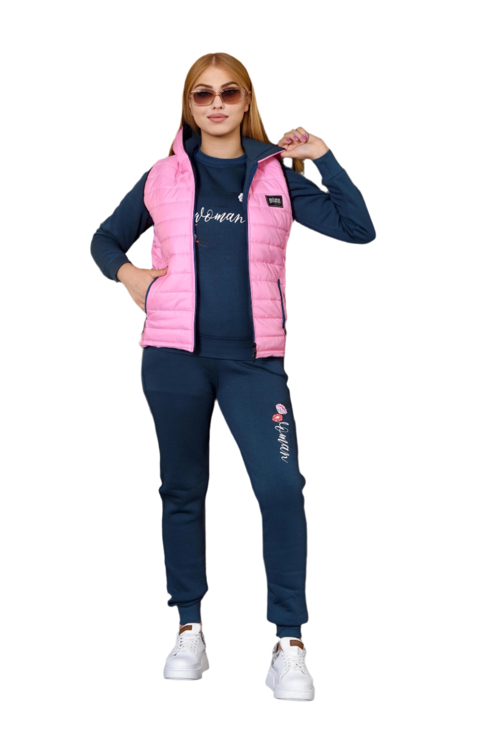 10 to 16 years 3 in 1 Ladies Tracksuit, Jacket, Trousers and a Top  M316