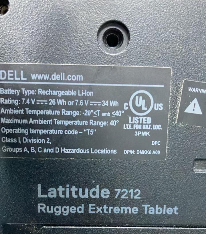 DELL LATITUDE 7204 RUGGED EXTREME HD Touch I5-6300U 256GB&nbsp;