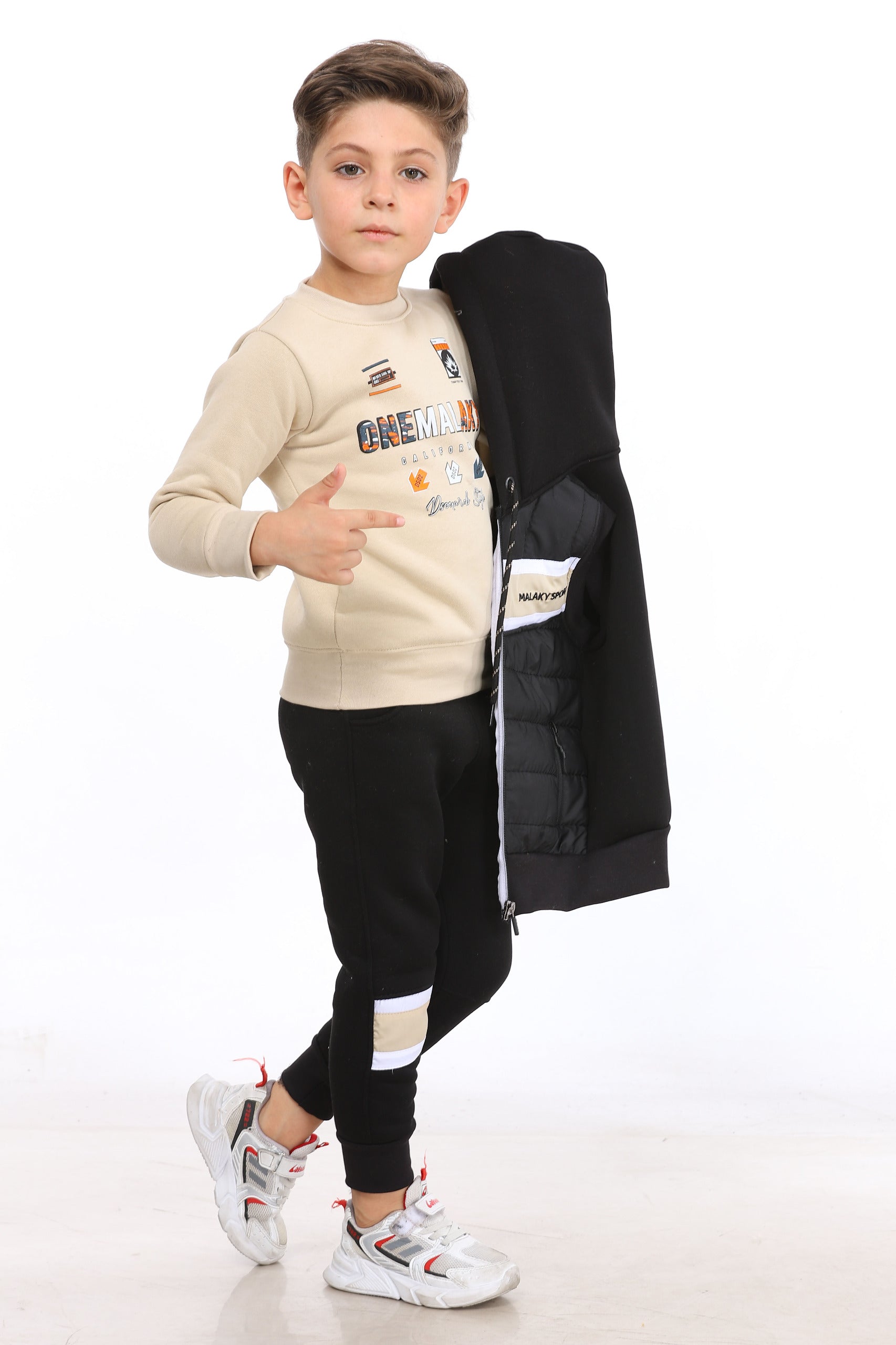 1 to 4 years 3 in 1 Boys Sportwear Tracksuit, Jacket, Trouser, Sweatshirt  M5187