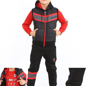 1 to 4 years 3 in 1 Boys Sportwear Tracksuit, Jacket, Trouser, Sweatshirt  M5187