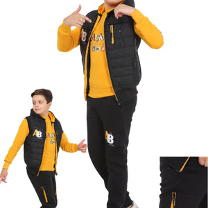 5 to 9 years 3 in 1  Boys Tracksuit, Trousers, Jacket and Sweatshirt,  M5186