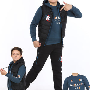 5 to 9 years 3 in 1  Boys Tracksuit, Trousers, Jacket and Sweatshirt,  M5186