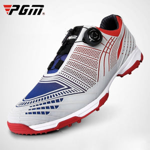 PGM Golf Knob Buckle Lace Sneakers Outdoor Sport Non-slip Shoes for Men