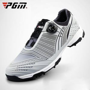 PGM Golf Knob Buckle Lace Sneakers Outdoor Sport Non-slip Shoes for Men